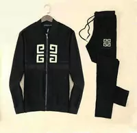 versace survetement veste et pantalon motif palais noir